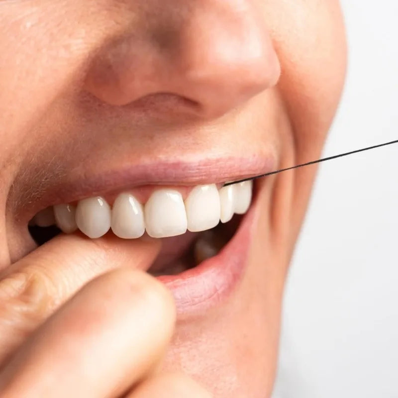 30m Vegan Biodegradable Bamboo Charcoal Dental Floss