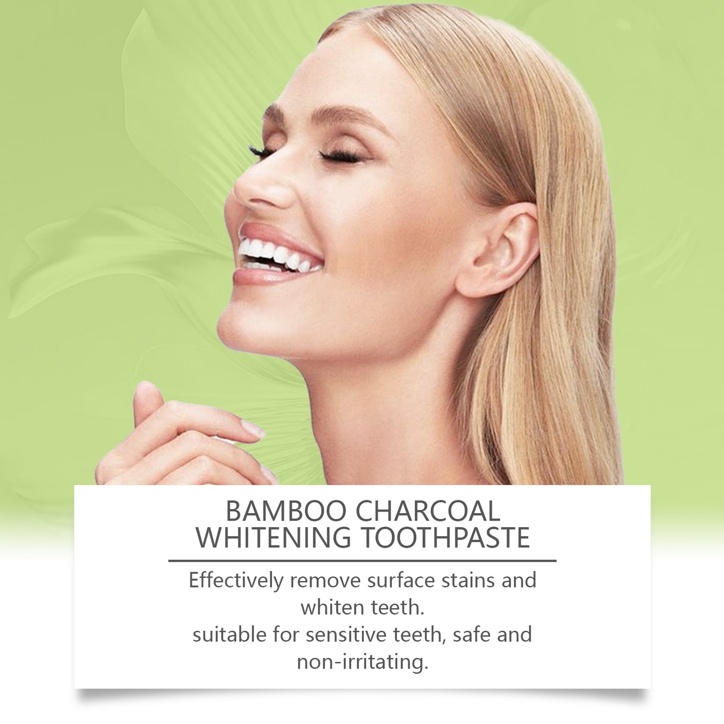 Bamboo Charcoal Toothpaste for Fresh Breath and Whiter Teeth