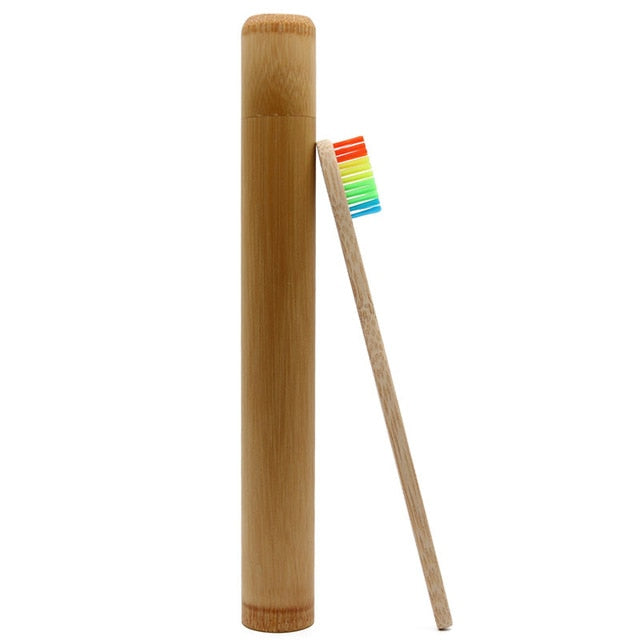 Genkent Bamboo Toothbrush Set with Charcoal