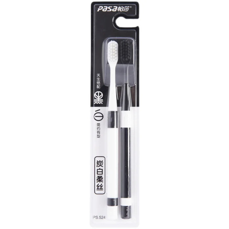 Dual Bamboo Charcoal Toothbrush Sets