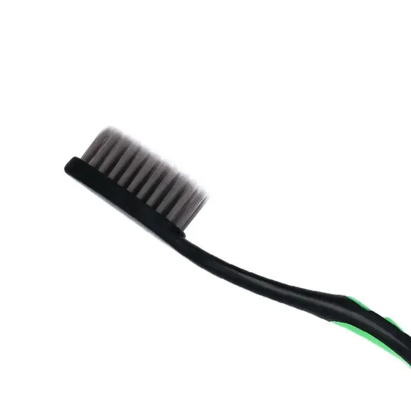 10-Pack Soft Bristle Bamboo Charcoal Toothbrush Set