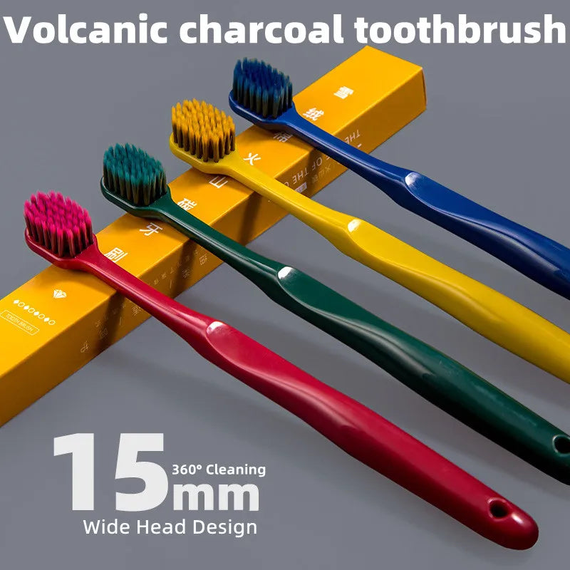 Volcanic Charcoal Eco-Friendly Toothbrush