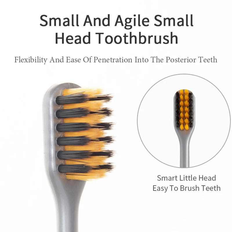 Dual Bamboo Charcoal Toothbrush Sets